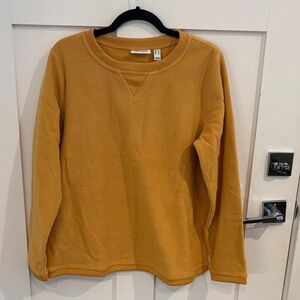 Denim&Co Golden Waffle Knit Top